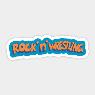 rock n wrestling Sticker